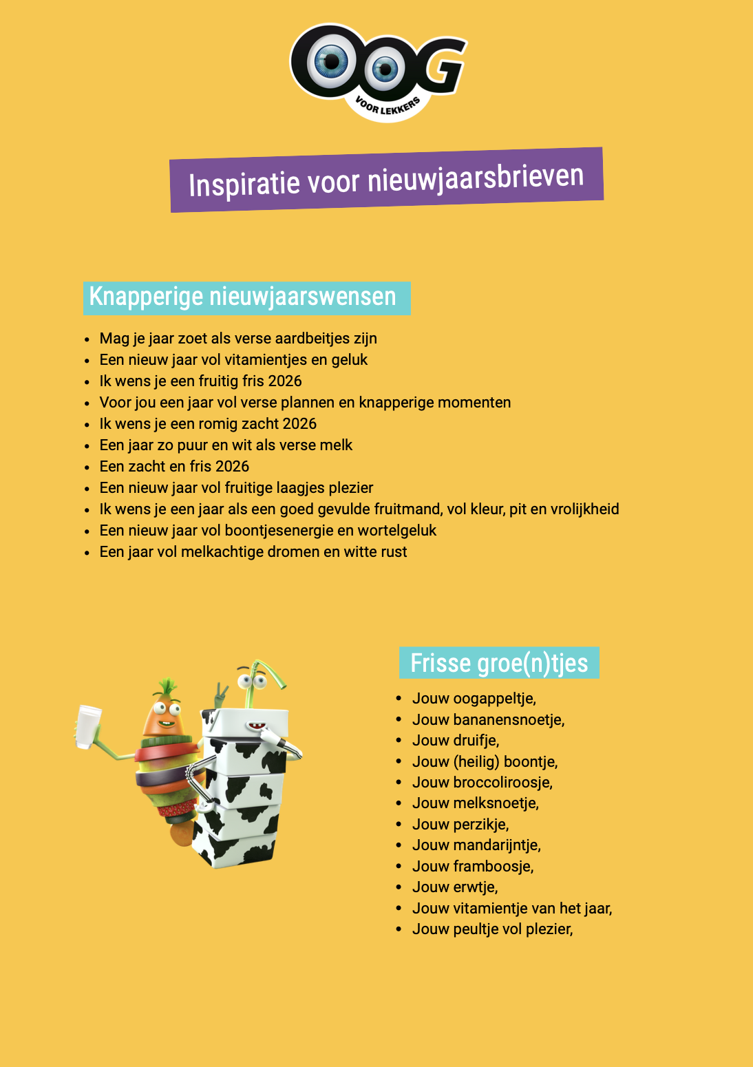 Wensen en groe(n)tjes Wensen en groe(n)tjes