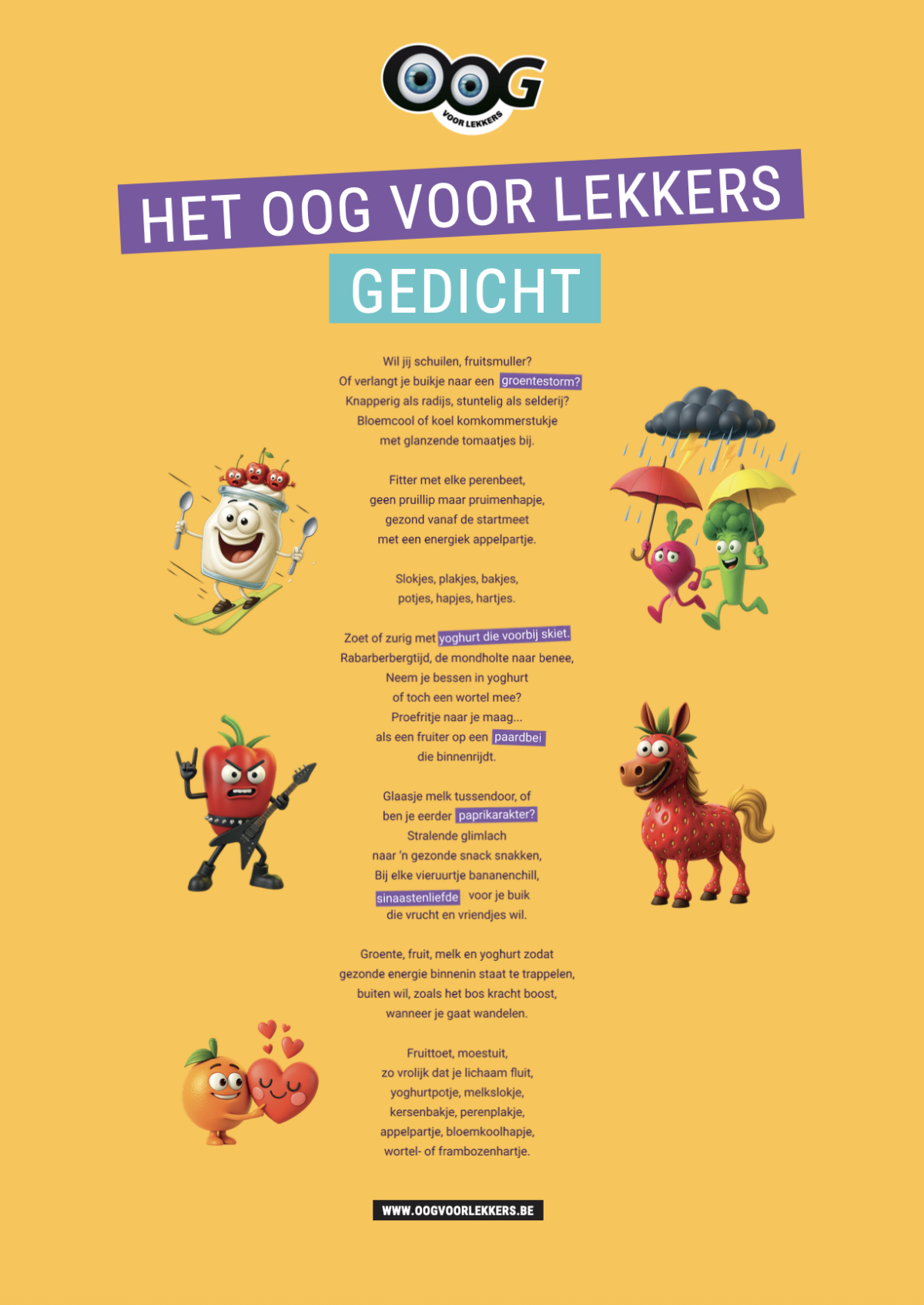 Gedicht 3e graad lager onderwijs