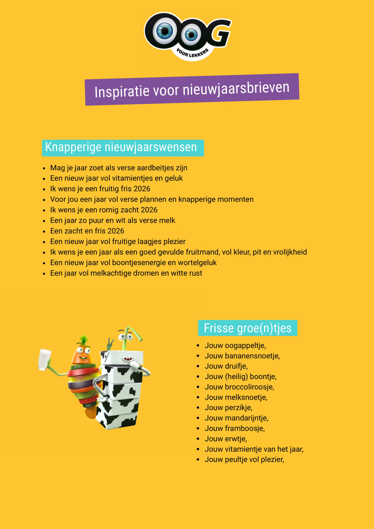 Wensen en groe(n)tjes